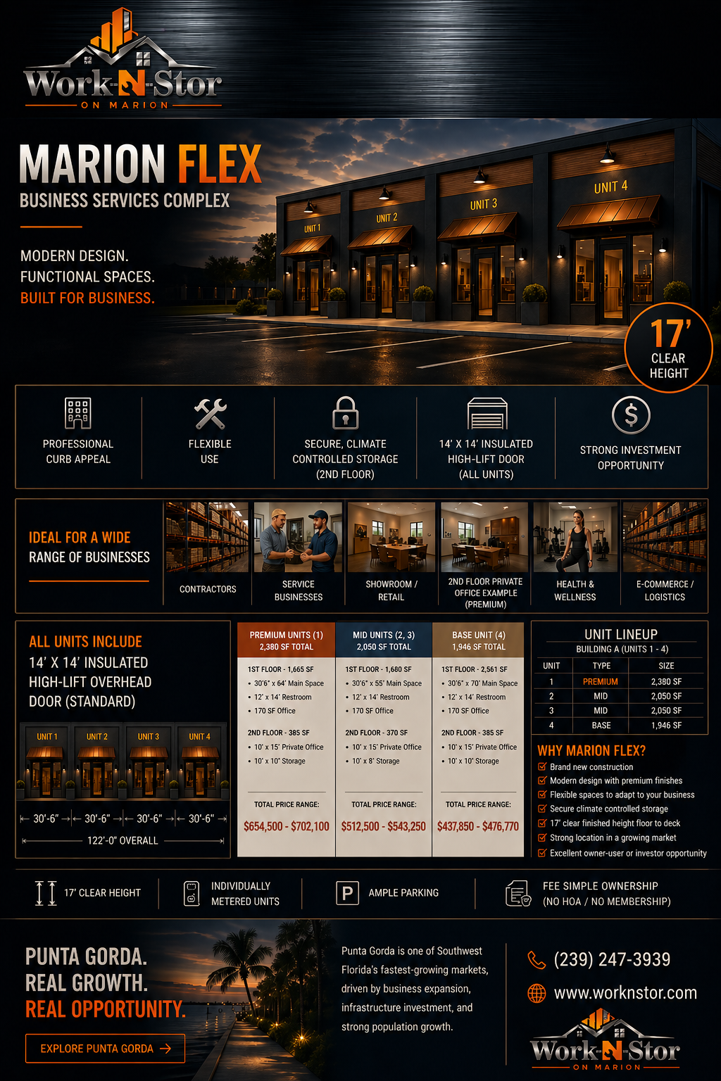 WorkNStor on Marion Marion Flex Business Services Complex